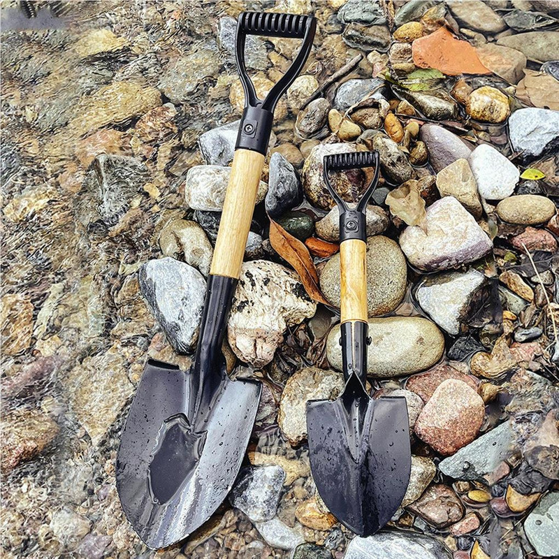 Rakšanas lāpsta Mini Mangāna Tērauds Pretslīdēšanas Lāpstas Špakteļlāpstiņa Nerūsējoša dārza liekšķere pārklāta virsma āra liela