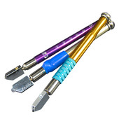 Jednostruki dijamantni rezač stakla Oštar nož Alat s oštricom kotačića Tvrda legura DIY alati za rezanje pločica za popravak ogledala za staklo 4-15 mm