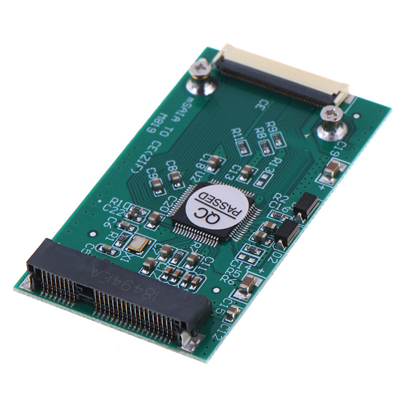 1 gab 1,8" Mini PCI-E MSATA SSD adapteris uz 40 kontaktu ZIF karte Atbalsts IPOD PAD vai klēpjdatora 3,3 V Mini PCI-e SSD MSATA modulim