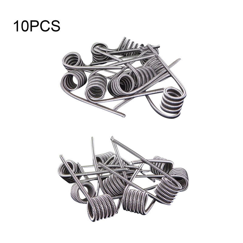 10 tk hobikasutus Taru sulatatud kaasaskantavad tarvikud Eeltöödeldud roostevabast terasest küttetraat Quad Tiger koos karbiga Eelehitatud mähised Vastupidav