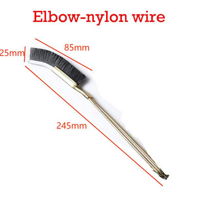 Mini tīrīšanas birste Daudzfunkcionāla rūsas noņemšanas krāsas noņemšana, pulēšana, atstarpju noņemšana, rokas instruments, sadzīves tehnikas tīrīšanas birste