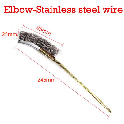 Mini tīrīšanas birste Daudzfunkcionāla rūsas noņemšanas krāsas noņemšana, pulēšana, atstarpju noņemšana, rokas instruments, sadzīves tehnikas tīrīšanas birste