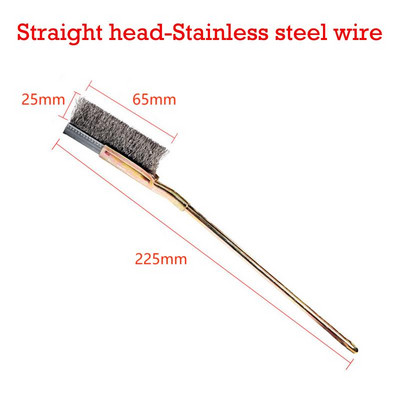 Mini tīrīšanas birste Daudzfunkcionāla rūsas noņemšanas krāsas noņemšana, pulēšana, atstarpju noņemšana, rokas instruments, sadzīves tehnikas tīrīšanas birste