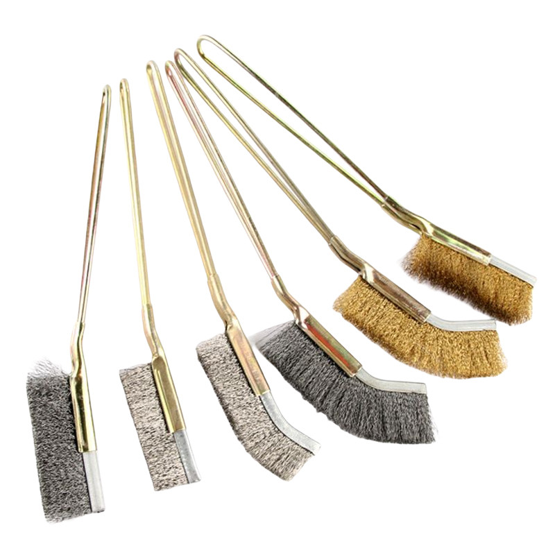 Mini tīrīšanas birste Daudzfunkcionāla rūsas noņemšanas krāsas noņemšana, pulēšana, atstarpju noņemšana, rokas instruments, sadzīves tehnikas tīrīšanas birste