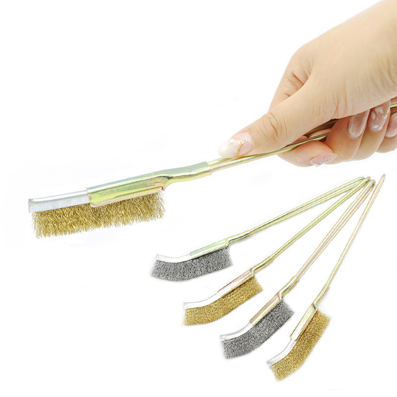 Mini tīrīšanas birste Daudzfunkcionāla rūsas noņemšanas krāsas noņemšana, pulēšana, atstarpju noņemšana, rokas instruments, sadzīves tehnikas tīrīšanas birste