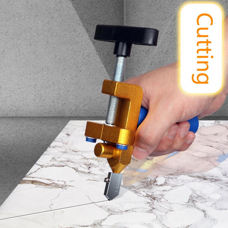 Stiklo pjaustytuvas Praktiškas be pastangų profesionalus dilimui atsparus stiklo pjaustytuvas veidrodiniam stiklo plytelių pjaustytuvui plytelių pjaustytuvui