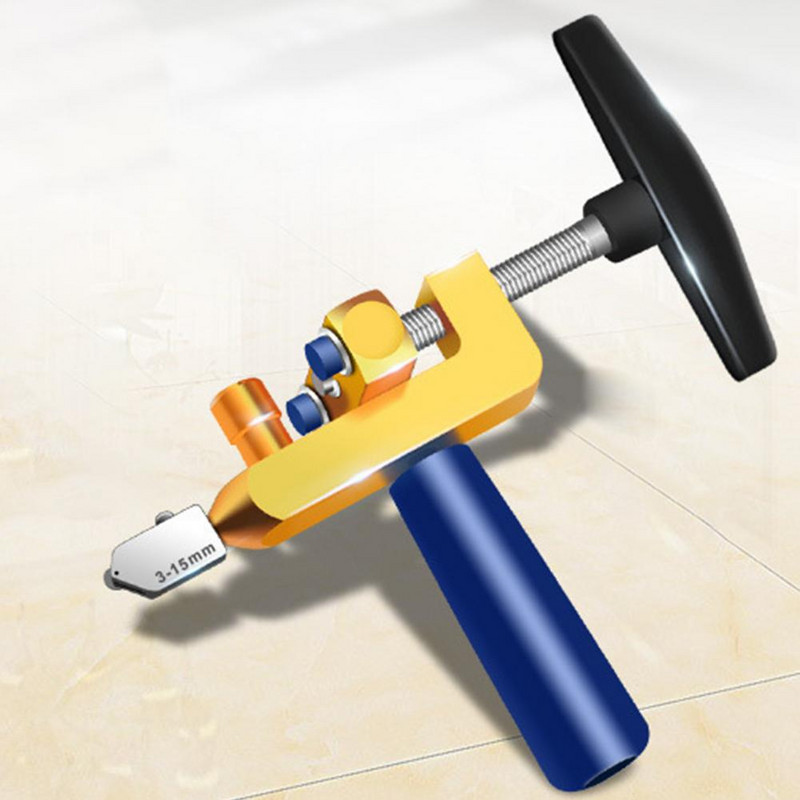 Stiklo pjaustytuvas Praktiškas be pastangų profesionalus dilimui atsparus stiklo pjaustytuvas veidrodiniam stiklo plytelių pjaustytuvui plytelių pjaustytuvui