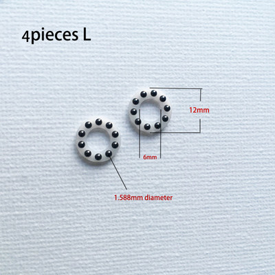 4 gab. Naža gultņa paplāksne Daļa Nazis Keramikas balts lodīšu gultnis Stiprinājuma atvēršanas instrumenti