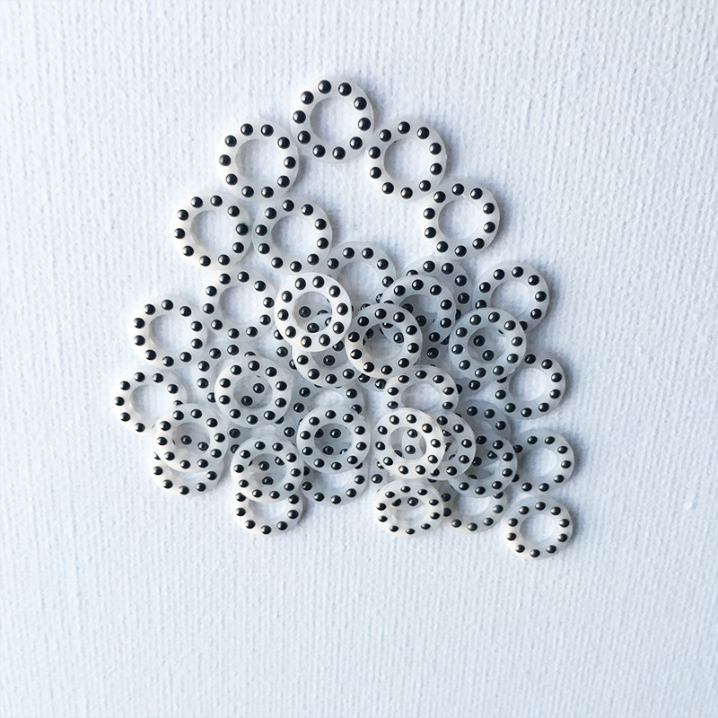 4 gab. Naža gultņa paplāksne Daļa Nazis Keramikas balts lodīšu gultnis Stiprinājuma atvēršanas instrumenti