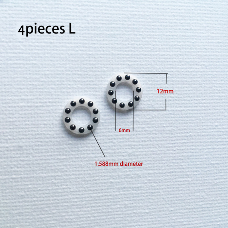 4 gab. Naža gultņa paplāksne Daļa Nazis Keramikas balts lodīšu gultnis Stiprinājuma atvēršanas instrumenti