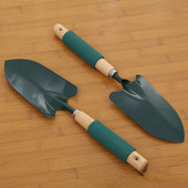 36 cm garš dārza stādīšanas rīks Liela smaila lāpsta Maza lāpsta ar koka rokturi Podu stādīšanai irdena augsnes pārstādīšanas lāpsta