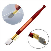 Hordozható 17 mm-es üveg gyémánt vágószerszám kemény barkács cseréptükör üvegtükör stb Vágószerszám üvegvágó kés