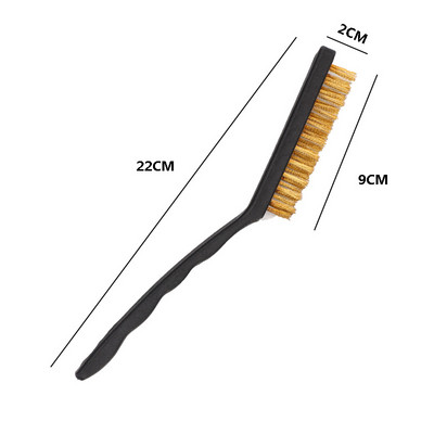 1/3tk Mini metallist rooste eemaldamise harjad Messing Puhastusharjad Poleerimine Metalliharjad Puhastusvahendid Kodukomplektid traathari