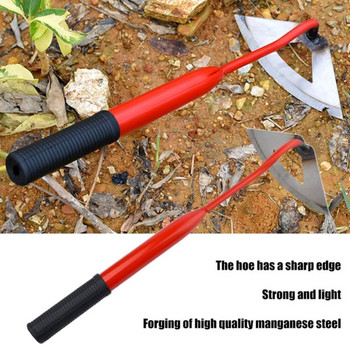 Portable Hardened Hollow Hoe Handheld Weeding Rake Planting Vegetable Farm Garden Agriculture Weeding Garden Gadget