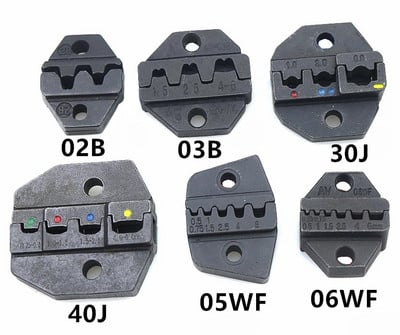 CRIMPING PILER Presavimo staklės vienas komplektas 02B / 03B / 30J /40J / 05WF/ 06WF Įrankių dalių moduliai vienas rinkinys žandikauliai