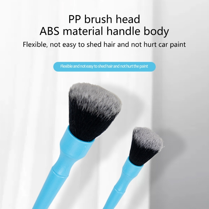 Īpaši mīksta auto salona detaļu suka PP vilnas izturīgas automašīnu paneļu putekļu birstes