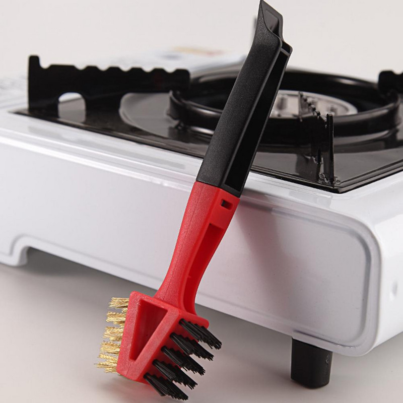 Praktilise ergonoomilise käepidemega gaasipliidi puhastushari 4-1 roosteplekieemaldaja gaasipliit pliidiplaadi puhastuskühvel