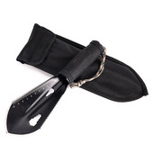 Stovyklavietės taktinis mažas rankinis kastuvas lauko stovyklavimas karinis kastuvas nerūdijančio plieno mažas kastuvas Daugiafunkciniai išgyvenimo įrankiai