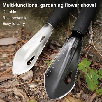 Camping Tactical Small Hand Shovel Outdoor Camping Military Shovel από ανοξείδωτο ατσάλι Μικρό φτυάρι Πολυλειτουργικά εργαλεία επιβίωσης