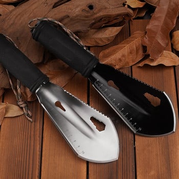 Camping Tactical Small Hand Shovel Outdoor Camping Military Shovel από ανοξείδωτο ατσάλι Μικρό φτυάρι Πολυλειτουργικά εργαλεία επιβίωσης