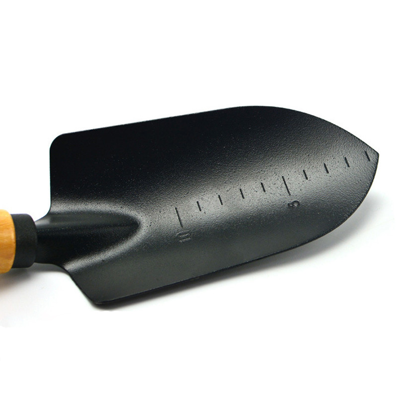 1 vnt sodo kastuvas medinės rankenos kaušelis, nešiojamas mažas kastuvas gėlėms daržovėms sodinti dirvą purenti sodo rankinius įrankius