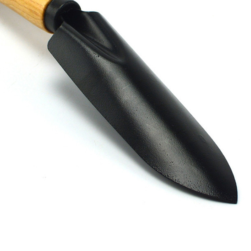 1 vnt sodo kastuvas medinės rankenos kaušelis, nešiojamas mažas kastuvas gėlėms daržovėms sodinti dirvą purenti sodo rankinius įrankius