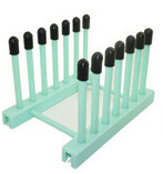 LP lemeztartó -- bakelit album lemezszárító szárító állvány 12" és 7" lemezalbumhoz