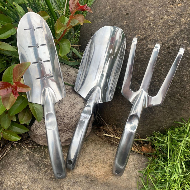 1Pcs Πολυλειτουργικό φτυάρι κήπου Τσουγκράνα Επαγγελματικό ανοξείδωτο ατσάλι αγροτικό φτυάρι Εργαλεία κηπουρικής φύτευσης αγροτικού σπιτιού