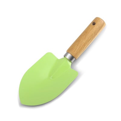 Unelte de grădinărit pentru copii Lopată, furculiță cu grebla de mână, unelte de grădinărit cu mâner din lemn pentru copii, unealtă de joacă cu nisip de plajă, jucării în aer liber, cadou