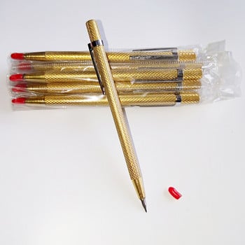 Στυλό χάραξης 1 τμχ Διαμαντένιο μεταλλικό μαρκαδόρο Στυλό βολφραμίου καρβιδίου μύτης γραφίδας για εργαλείο χειρός χάραξης από γυαλί κεραμικό μεταλλικό ξύλο