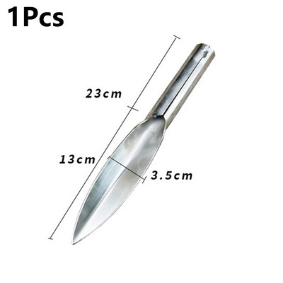 1 τεμ. Επαγγελματικό φτυάρι από φύλλα ιτιάς από ανοξείδωτο ατσάλι, μικρό παχύρρευστο κοφτερό φτυάρι για χώμα Εργαλεία κηπουρικής στο σπίτι χαλαρά