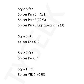 1 σετ βίδας ταχείας ανάπτυξης Kwik Thumb Stud για Spider Para 2 C81, Para 3 C223, Lightweight (C223), End C10, Del C11, YJB 2 (C85)