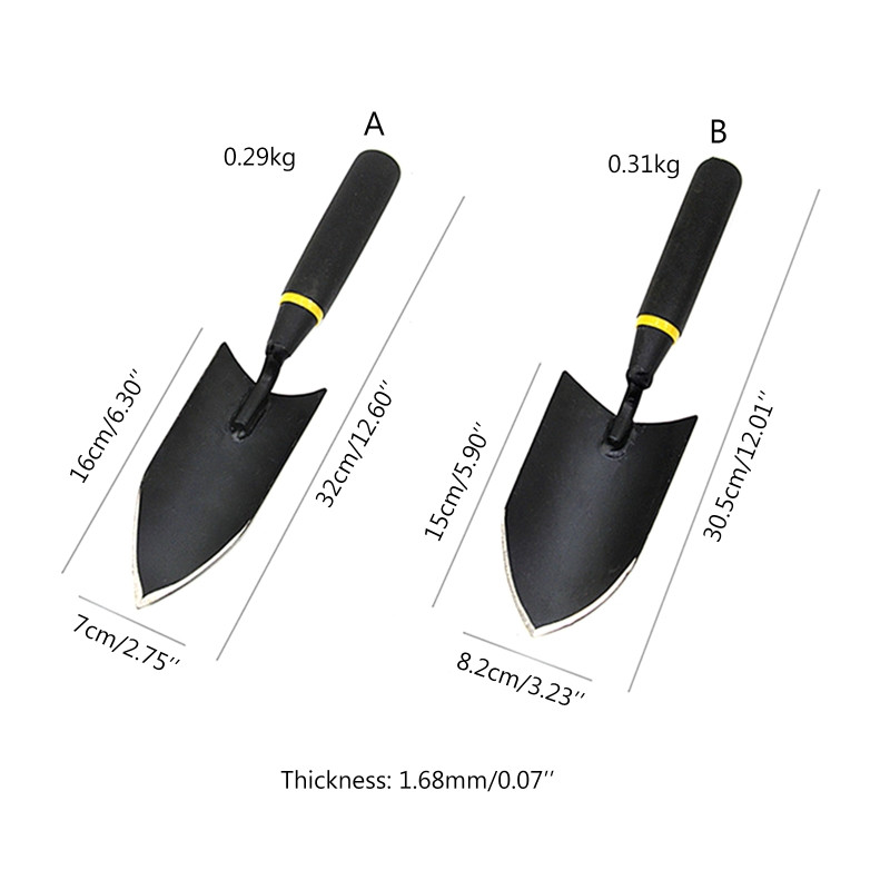 Könnyű lapát keskeny/széles pengéjű kerti simító kézi lapát Ergonomikus nyél