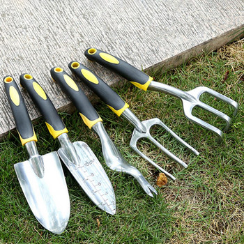 Εργαλείο κήπου Χειροκίνητη σπάτουλα Bonsai Shovel Rake Cultivator Weeder Tools with Ergonomic Handle Garden Lawn Farmland Transplant
