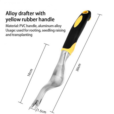 Dārza instruments Rokas špakteļlāpstiņa Bonsai lāpsta grābeklis kultivators ravēšanas instrumenti ar ergonomisku rokturi Dārza zāliena lauksaimniecības zemes pārstādīšana