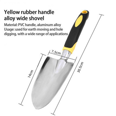 Dārza instruments Rokas špakteļlāpstiņa Bonsai lāpsta grābeklis kultivators ravēšanas instrumenti ar ergonomisku rokturi Dārza zāliena lauksaimniecības zemes pārstādīšana