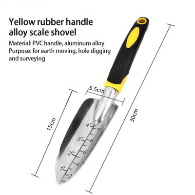 Dārza instruments Rokas špakteļlāpstiņa Bonsai lāpsta grābeklis kultivators ravēšanas instrumenti ar ergonomisku rokturi Dārza zāliena lauksaimniecības zemes pārstādīšana