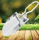 Mini nerūdijančio plieno sodo įrankiai Sulankstomas sulankstomas kastuvas kempingo kastuvas sodo įrankis su laikymo krepšiu