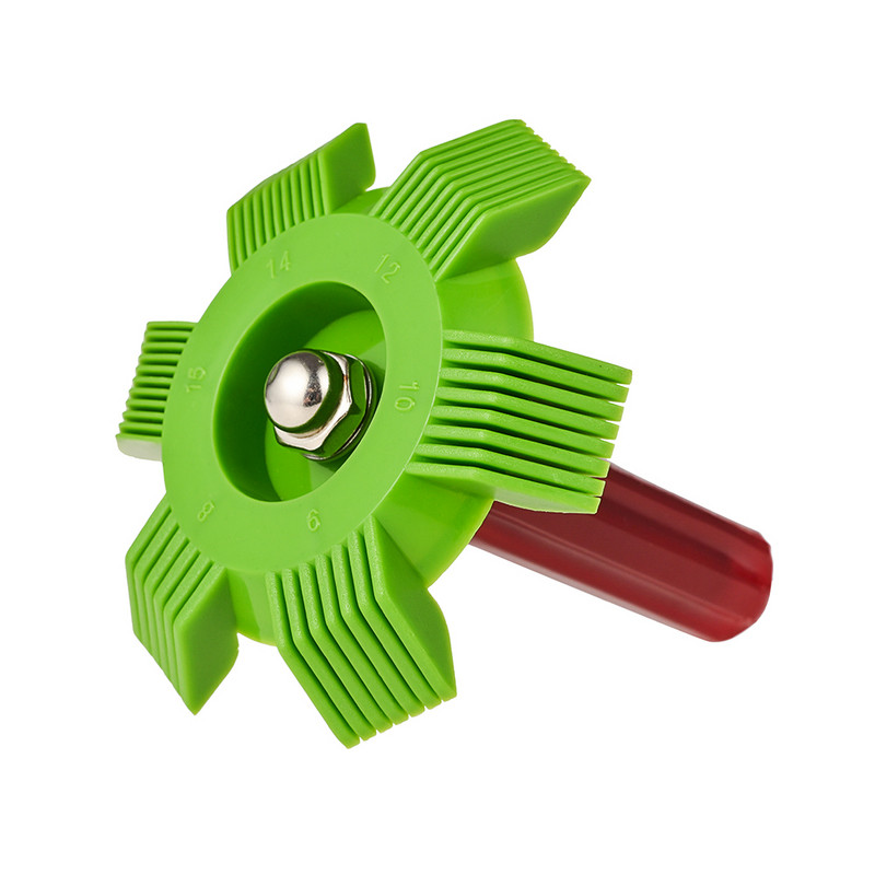 Universalus Fin Repair Comb Aušintuvas Oro Kondicionierius Įrankiai Kondensatorius Radiatoriaus tiesintuvas Auto Automobilio aušinimo sistemos valymo šepetys