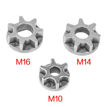 M10/M14/M16 зъбно колело за верижен трион за 100/115/125/150/180 ъглошлайф Резервно зъбно колело Зъбно колело Верижно колело Инструмент за верижен трион