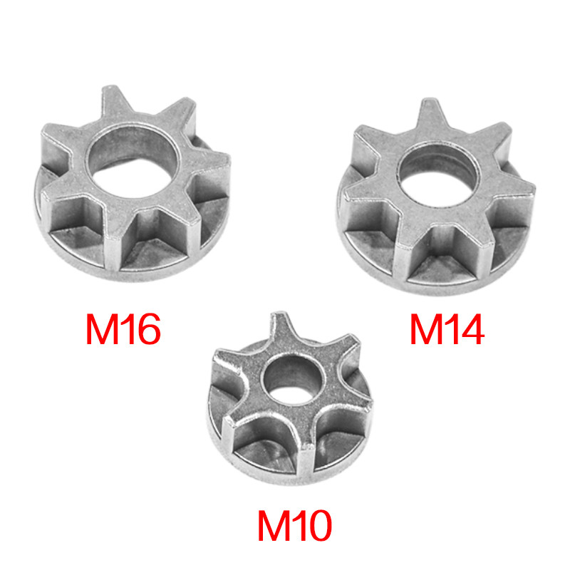 M10/M14/M16 grandininio pjūklo pavara, skirta 100/115/125/150/180 kampinio šlifuoklio keitimo pavarai Pjovimo žvaigždutė Grandininio rato grandininio pjūklo įrankiui