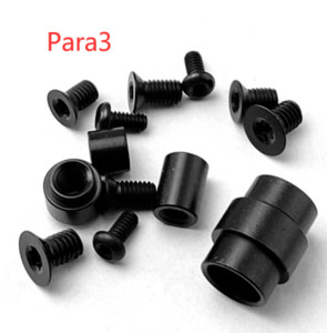 Set complet cuie din aliaj de titan pentru cuțit C223 șurub mâner păianjen șurub C223 Para 3 șurub cu lamă EDC cuțit C223 set complet de șuruburi
