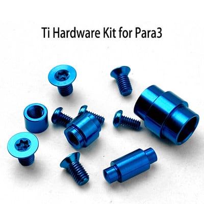 Set complet cuie din aliaj de titan pentru cuțit C223 șurub mâner păianjen șurub C223 Para 3 șurub cu lamă EDC cuțit C223 set complet de șuruburi