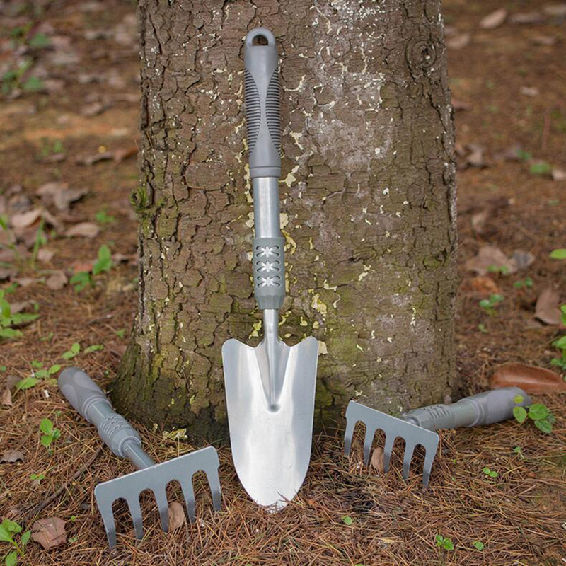1 gab dārza instrumenta grābeklis/lāpsta Augu dārza rīks Pārnēsājams dārza rīks balkona dārza dārzeņu un ziedu audzēšanai