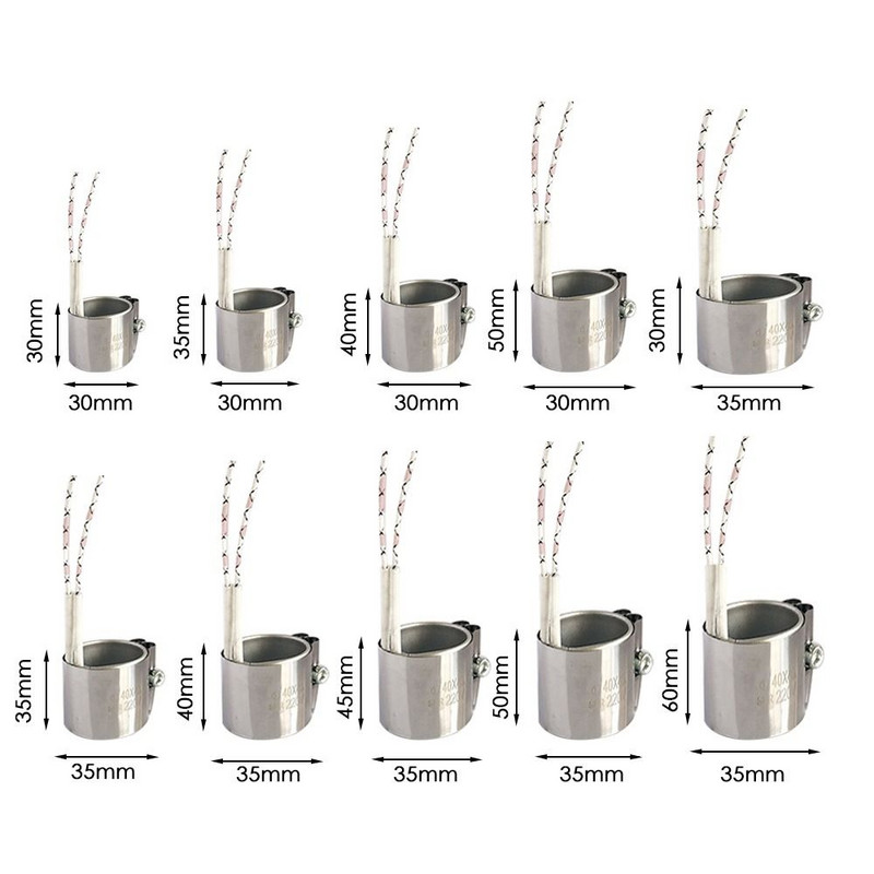 Sissepritsevormimismasina soojendusspiraal keraamiline soojendusrõngas Elektriline soojendusrõngas Põletusdüüs tünni soojendusrõngas