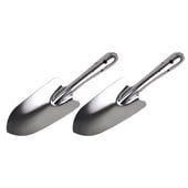 2 db Cserepes növények Kerti simítók Háztartási 27x7,5cm Fém Ásó Lapát Ezüst Rozsdamentes Acél