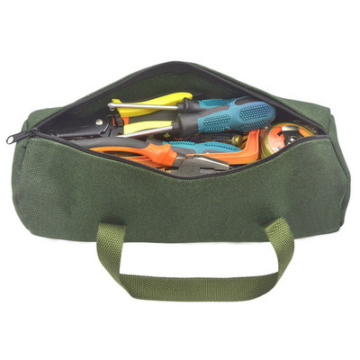 Издръжлива дебела платнена торбичка Чанти за инструменти Органайзер за съхранение Калъф за инструменти Преносима чанта за електрически инструменти Многофункционален калъф