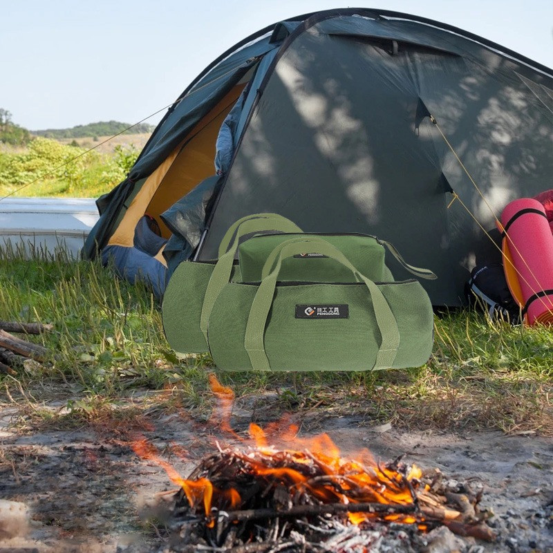 Vastupidav paks lõuendist kott Tööriistakotid Säilitusvahend Instrumendi ümbris Kaasaskantav elektriliste tööriistade kandekoti multifunktsionaalne ümbris