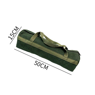 Vastupidav paks lõuendist kott Tööriistakotid Säilitusvahend Instrumendi ümbris Kaasaskantav elektriliste tööriistade kandekoti multifunktsionaalne ümbris