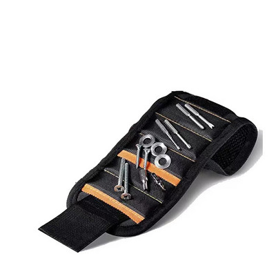 Magnētiskā aproce ar kabatām 10/15/20 režģis Jaudīga instrumentu soma skrūvēm Labošanas instrumenti Komplekts Glabāšanas organizatora instrumentu josta